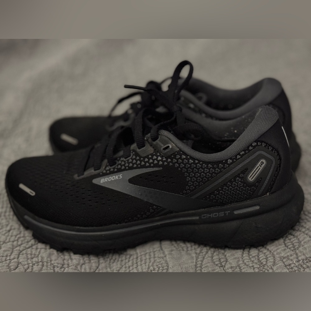 Brooks Black and Gray Athletic Shoes